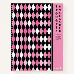 Cuaderno Pensamientos rosados desatados de bloc de notas en