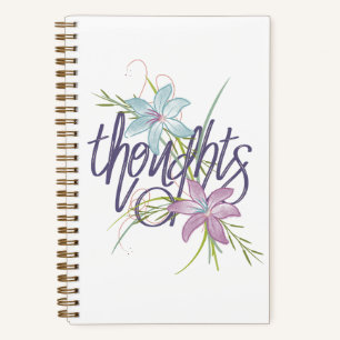 Cuaderno Pensamientos y flores