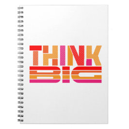 Cuaderno Pensar en gran motivación