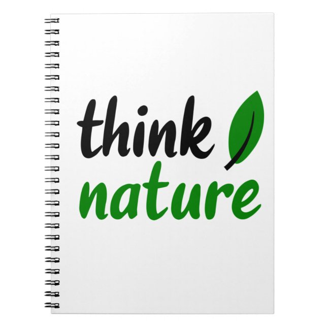 Cuaderno pensar en la naturaleza (Frente)