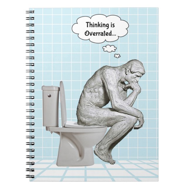 Cuaderno Pensar es sobrevalorado...... (Frente)