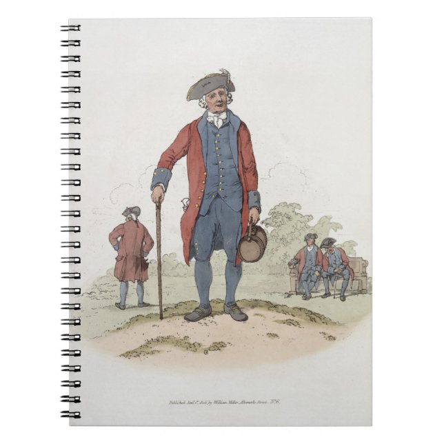Cuaderno Pensionista de Chelsea, del 'traje de Great (Frente)