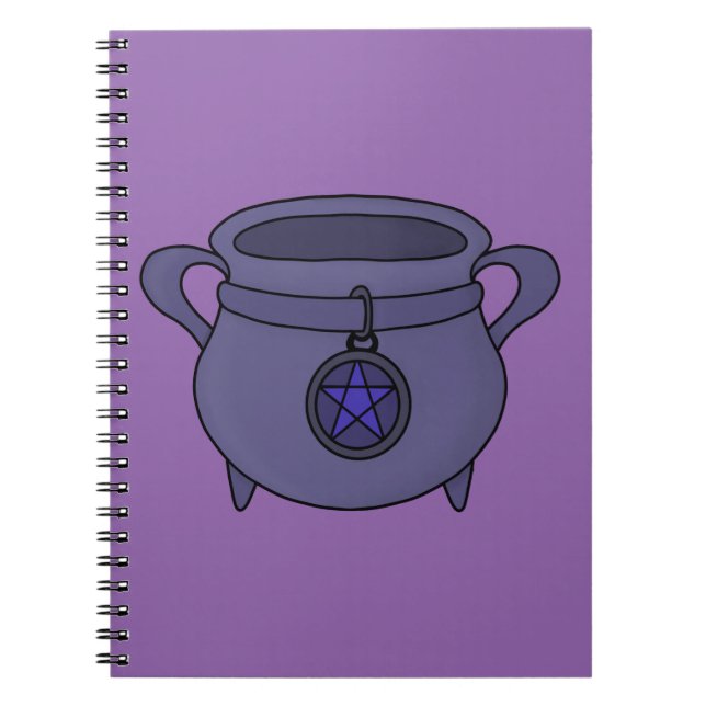 Cuaderno Pentagram Pentacle Cauldron (Frente)