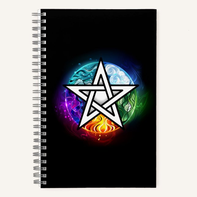 Cuaderno Pentagrama de Wiccan (Anverso)