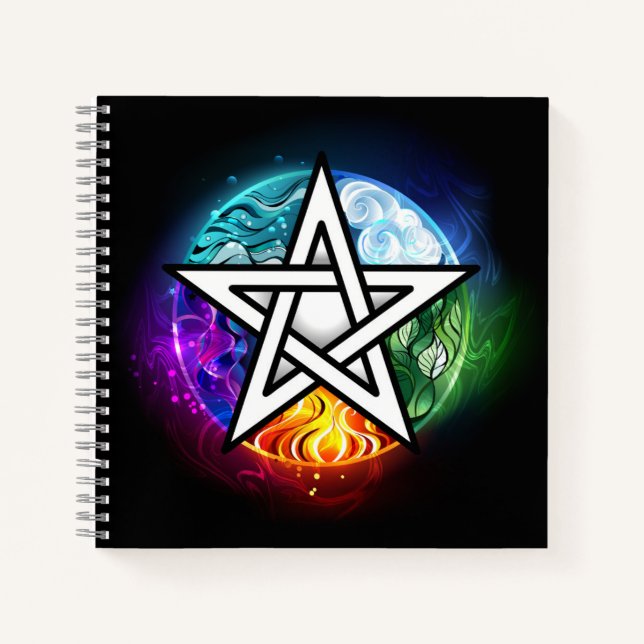 Cuaderno Pentagrama de Wiccan (Anverso)