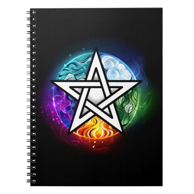 Cuaderno Pentagrama de Wiccan (Frente)