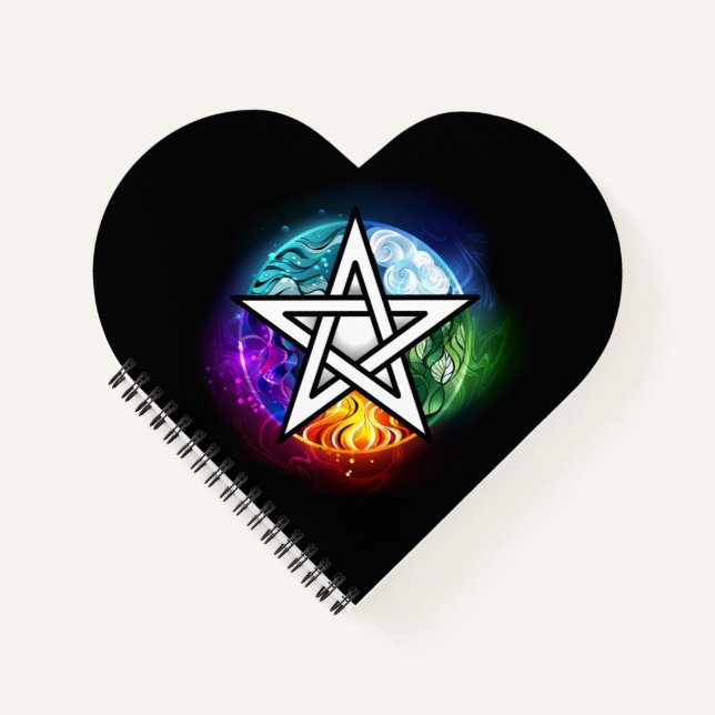 Cuaderno Pentagrama de Wiccan (Anverso)