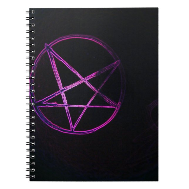 Cuaderno pentagrama púrpura (Frente)