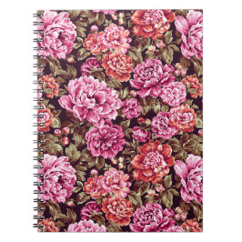 Cuaderno Peonías en Flor