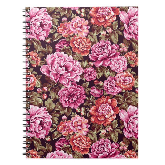 Cuaderno Peonías en Flor (Frente)