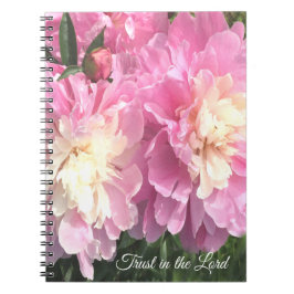 Cuaderno Peonies rosados