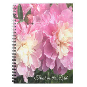 Cuaderno Peonies rosados