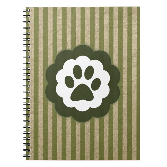 Cuaderno pepita mascota vintage (Frente)