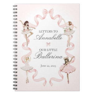 Cuaderno Pequeña Ballerina le envía cartas a mi hija bebé