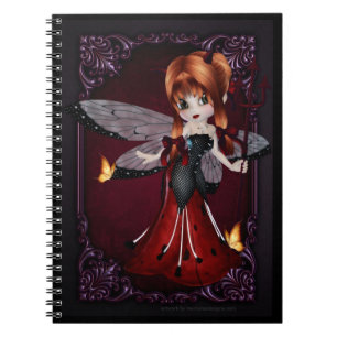 Cuaderno Pequeña Cookie Devil Chica Diseño 3 Portátil