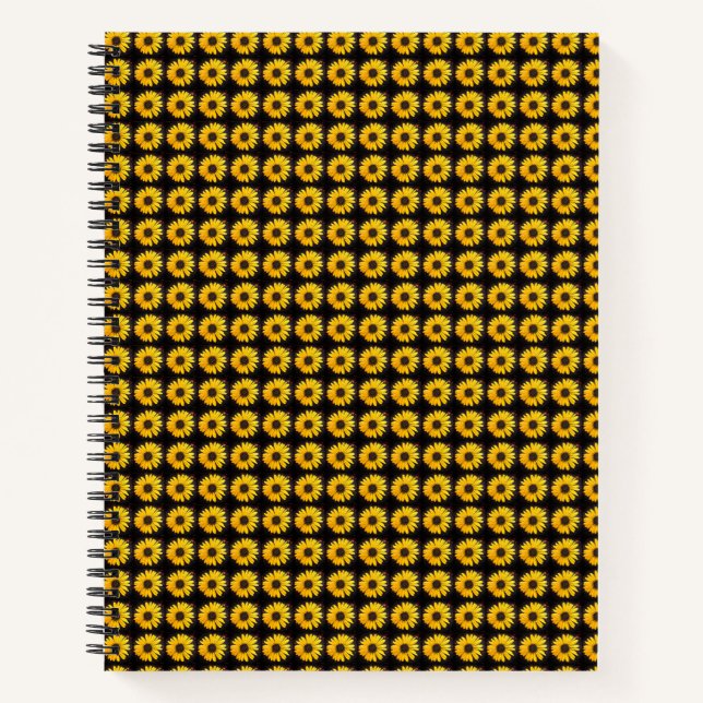 Cuaderno Pequeña creencia Gran huella de girasol (Anverso)