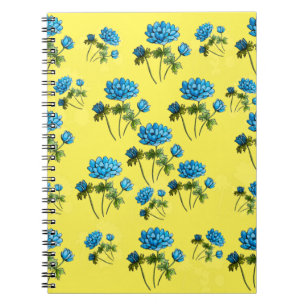 Cuaderno Pequeña flor acuarela ramos de almohadilla de patr