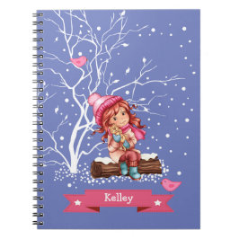 Cuaderno Pequeña niña y gitano, regalo de Navidades de nomb