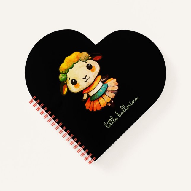 Cuaderno Pequeña oveja de Ballerina (Anverso)