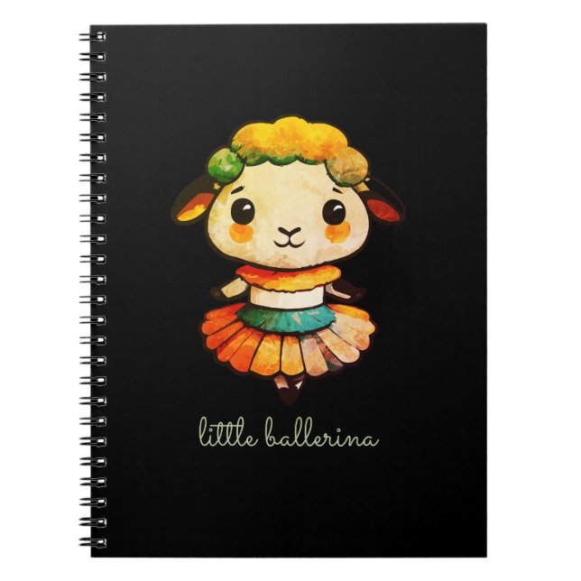 Cuaderno Pequeña oveja de Ballerina (Frente)
