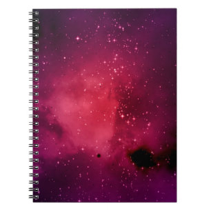 Cuaderno Pequeña parte de un campo de estrella infinita del