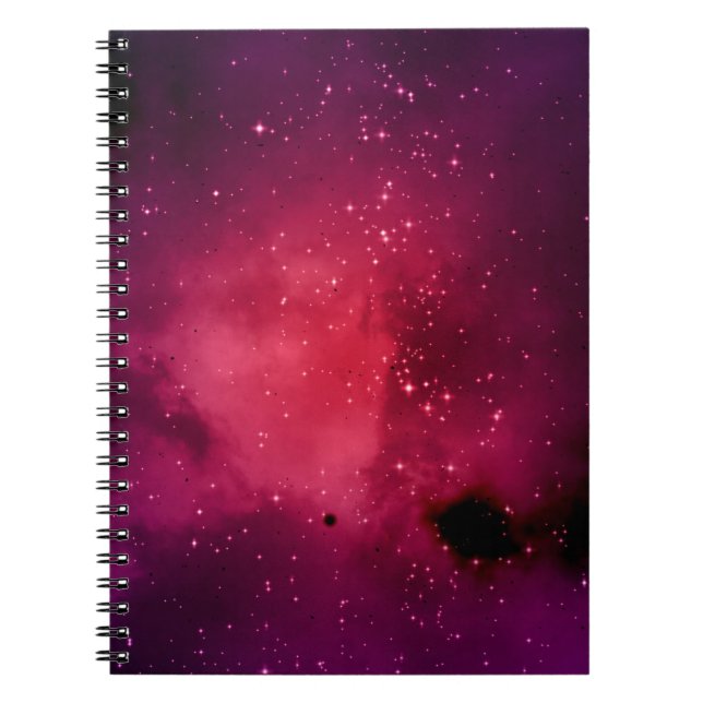 Cuaderno Pequeña parte de un campo de estrella infinita del (Frente)