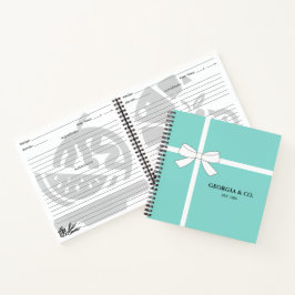 Cuaderno Pequeña receta de ducha personal de cocina de vest