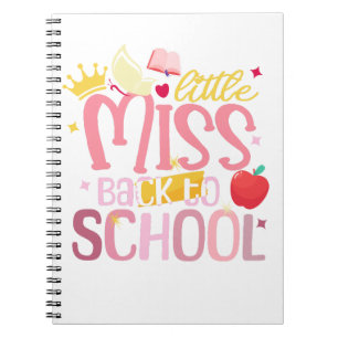 Cuaderno Pequeña Señorita De Vuelta Al Colegio