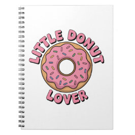 Cuaderno Pequeño Amante de Donut | Niños