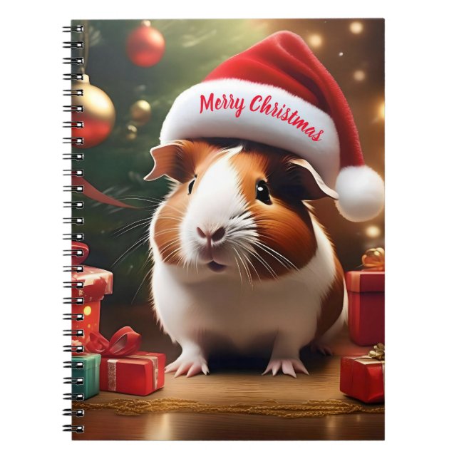 Cuaderno "Pequeño ayudante de Santa Claus: El cerdo guinean (Frente)