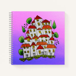 Cuaderno Pequeño bloc de notas (Doodle - dibujado a mano)