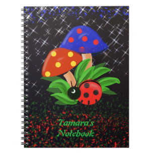 Cuaderno Pequeño bloc de notas en espiral de parásitos