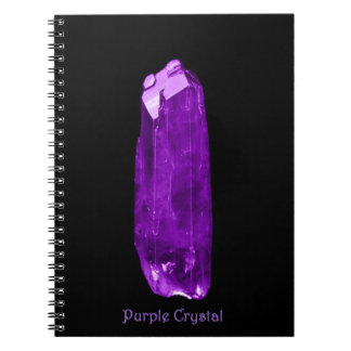 Cuaderno Pequeño bloc de notas morado de cristal