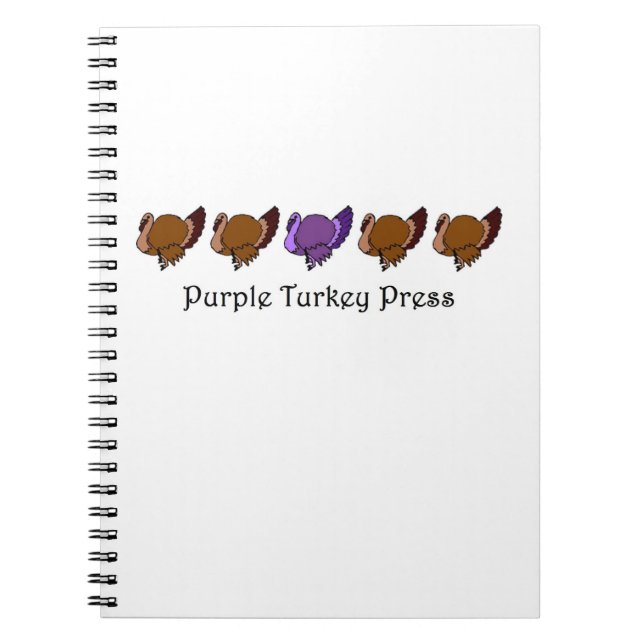 Cuaderno Pequeño bloc de notas morado de Turquía (Frente)