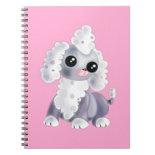 Cuaderno Pequeño bloc de notas rosado de cachorro - Tus col