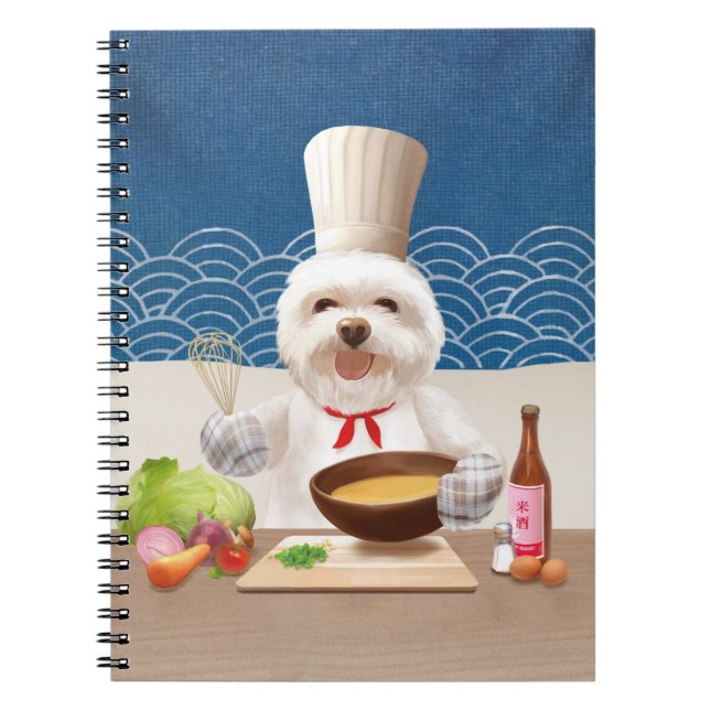Cuaderno Pequeño Chef Bichon: Arte de la Cocina Asiática (Frente)