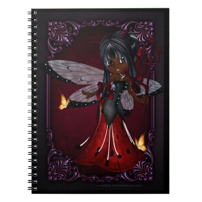 Cuaderno Pequeño Chica de Cookie Devil Diseño 4 Portátil (Frente)