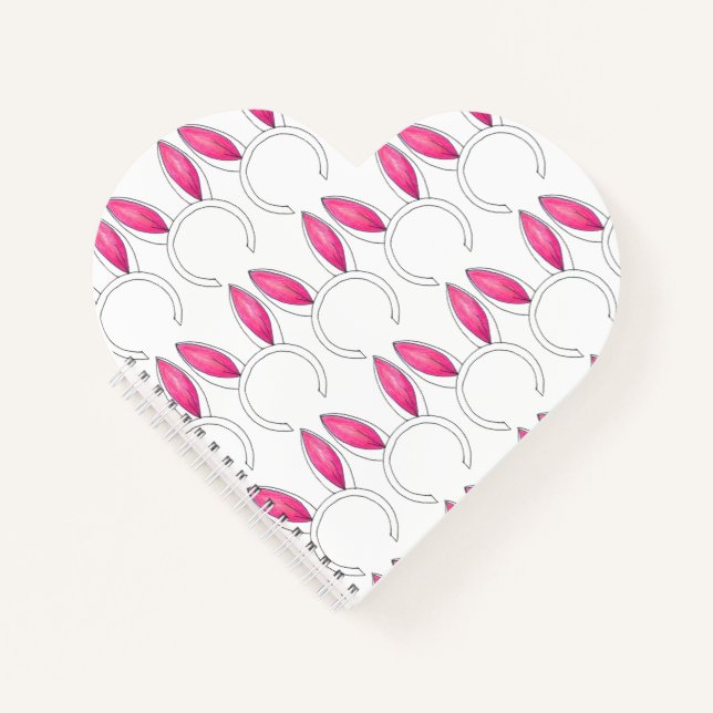 Cuaderno Pequeño conejito Recién nacido personalizado ducha (Anverso)