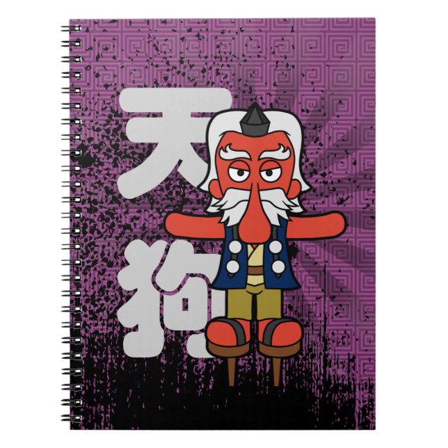 Cuaderno Pequeño Daitengu Yokai Grunge (Frente)