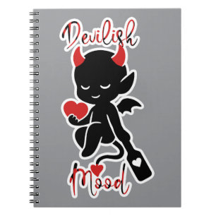 Cuaderno Pequeño Diablo Baddie Amor Remo "Humor Endiablado"