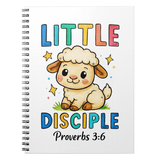 Cuaderno Pequeño Discípulo Proverbios 3:6 (Frente)