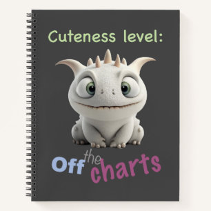 Cuaderno Pequeño Dragón Nivel de Cuidad Cuto Adorable Graci