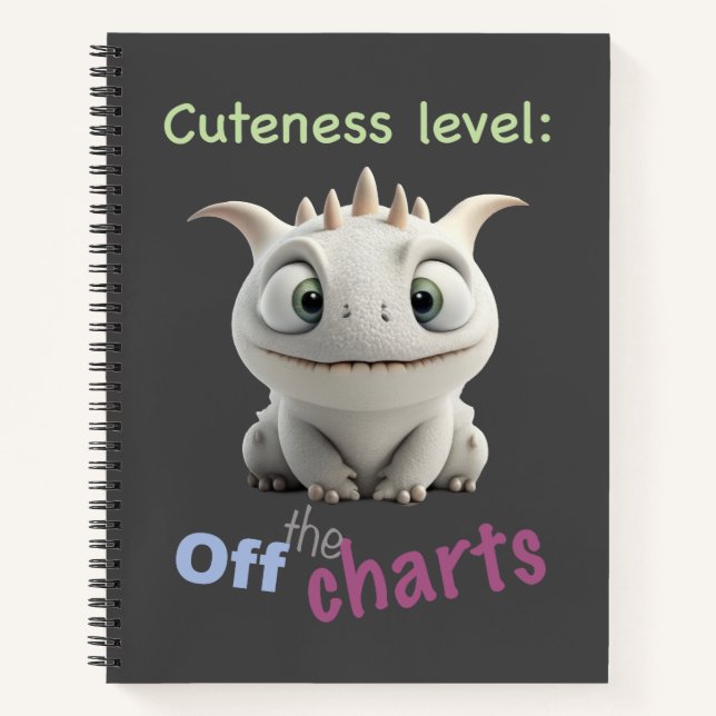 Cuaderno Pequeño Dragón Nivel de Cuidad Cuto Adorable Graci (Anverso)