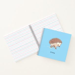 Cuaderno Pequeño erizo personalizado