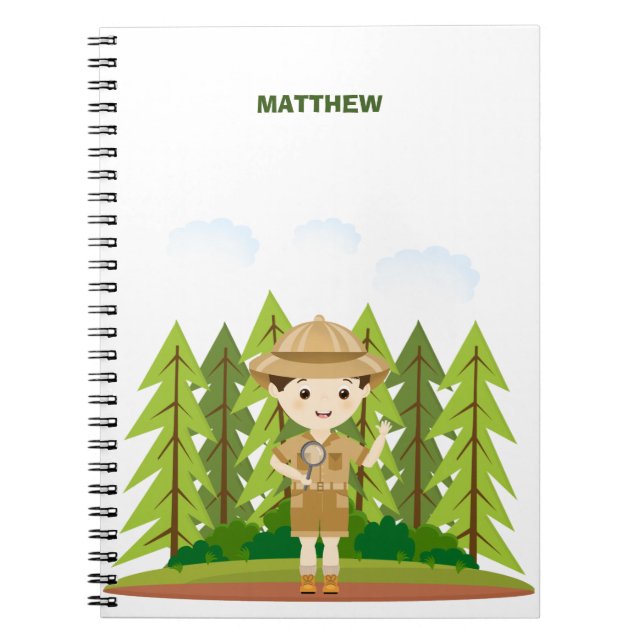 Cuaderno Pequeño Explorador (Frente)