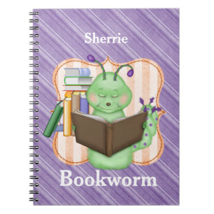 Cuaderno Pequeño gusano verde del libro