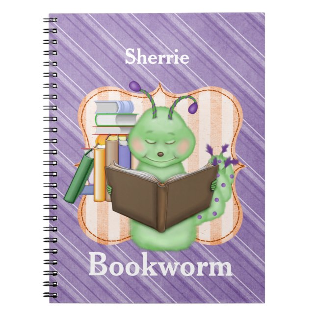 Cuaderno Pequeño gusano verde del libro (Frente)