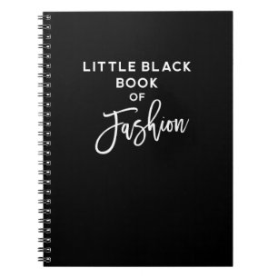 Cuaderno Pequeño libro negro de moda