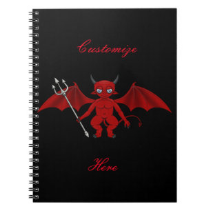 Cuaderno Pequeño malvado malvado rojo