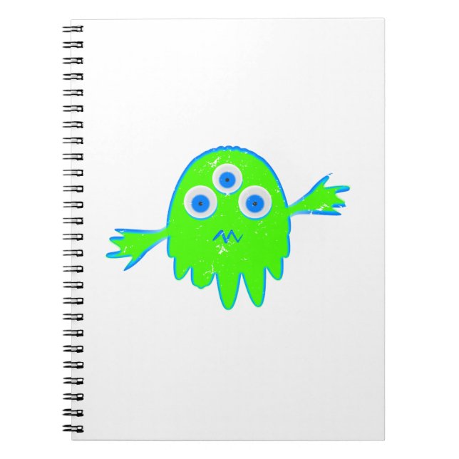 Cuaderno Pequeño Monstruo Radiactivo (Frente)